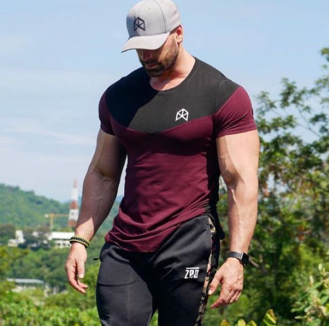 camisetas para hombres que van al gimnasio comprar